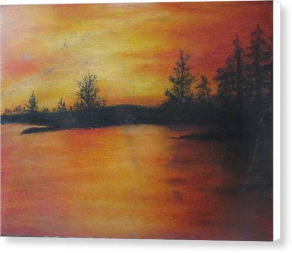 Red Sunset - Canvas Print Online now