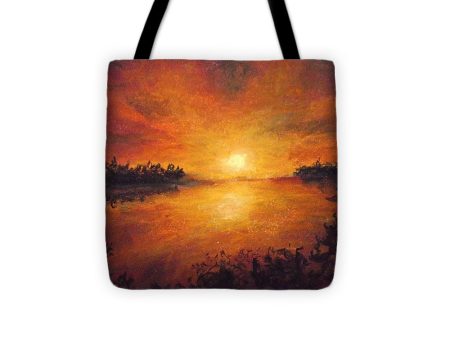 Falling Sun - Tote Bag Cheap