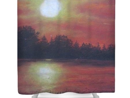 Ever Setting Sun - Shower Curtain For Cheap