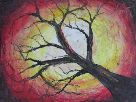 Red Tree - Art Print Online