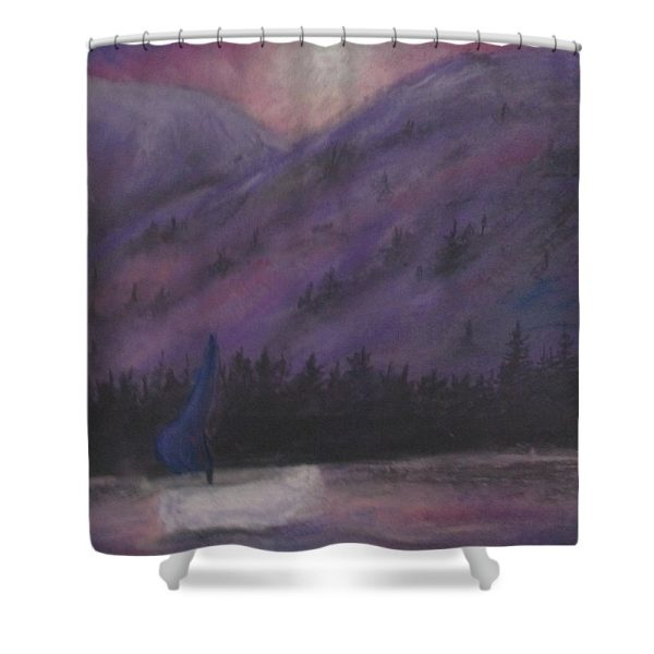 Tranquil Boatings - Shower Curtain Cheap