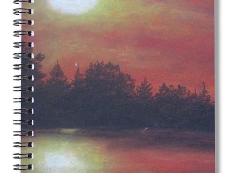 Ever Setting Sun - Spiral Notebook For Sale