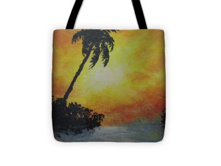 Palm Sunset - Tote Bag on Sale