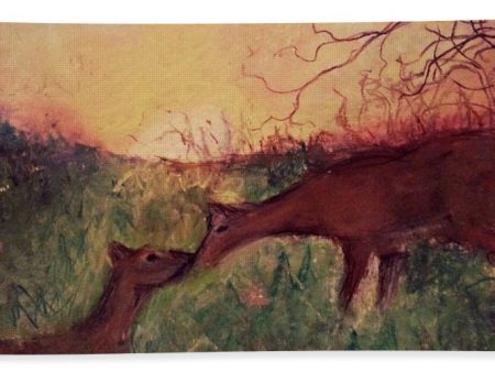 Deer Flight  - Beach Towel For Sale