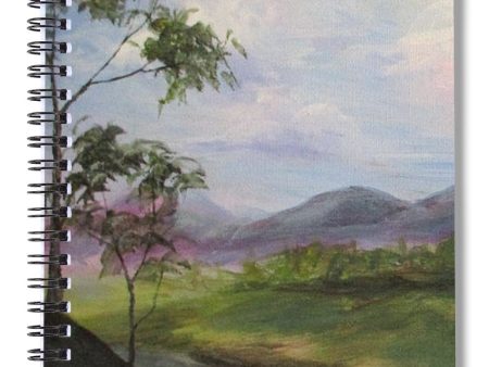 Misty Landscape - Spiral Notebook Sale