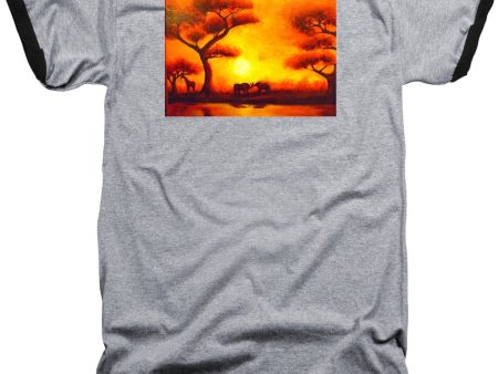 African Sunset  - Baseball T-Shirt Hot on Sale