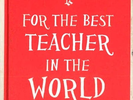 For The Best Teacher In The World on Sale