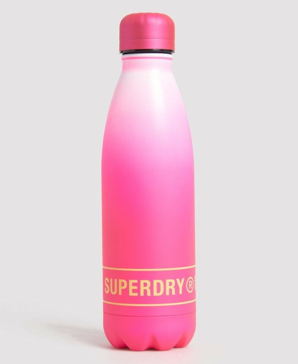 Juomapullo Superdry Passenger Bottle Pink 500ml Hot on Sale