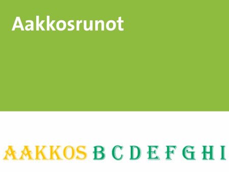 Aakkosrunot For Discount