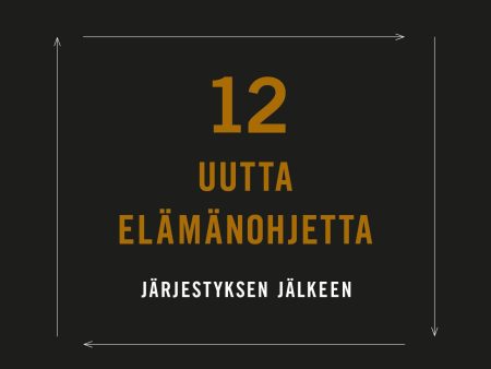 12 uutta elämänohjetta Supply