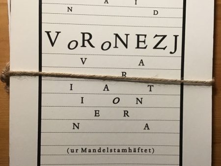 Voronezjvariationerna (ur Mandelstamhäftet), I-III Fashion